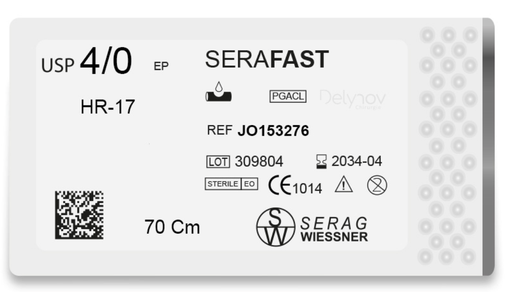 [4O153215] Serafast 4/0 DS-25, 24 pièces