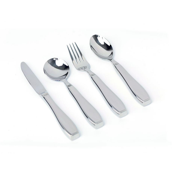 Couverts alourdis en inox, set de 4 pièces