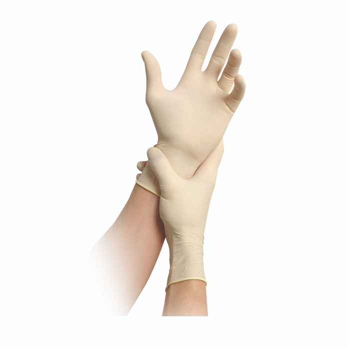[00074155] MaiMed-sensitiv Gants d’examen en latex, sans poudre, taille XS, non stériles, 100 pièces