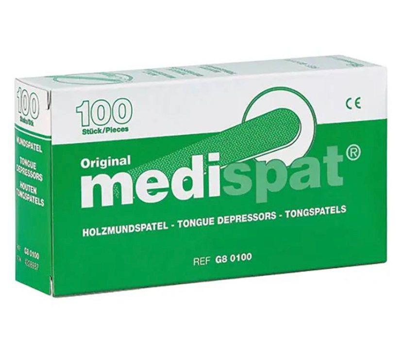Medispat Holzmundspatel, standard, 150 x 18 mm, 100 St.