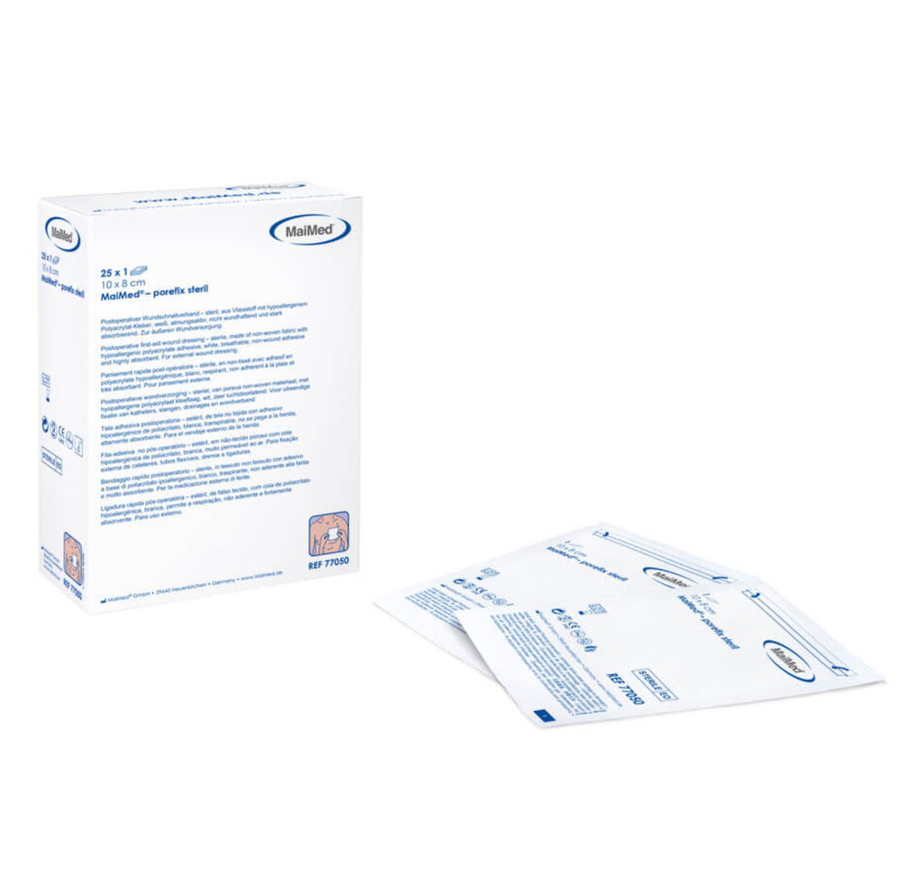 MaiMed-porefix-post operative adhesive plaster_x000D_
15cmx8cm,sterile, packed by 25 x 1 pcs/box