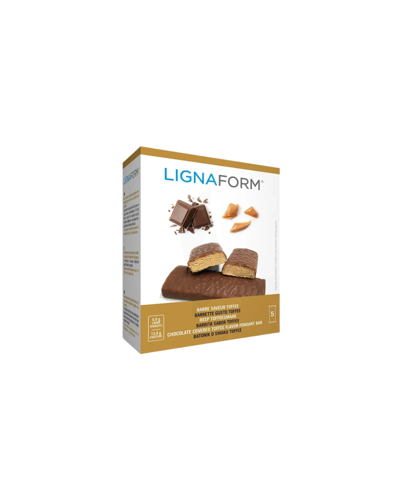 Barres toffee 40 gr, boite de 5 barres