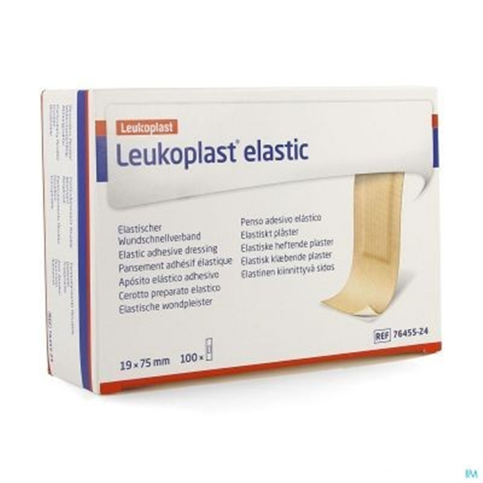 [7645524] Leukoplast elastic 19 x 75 mm, 100 pièces