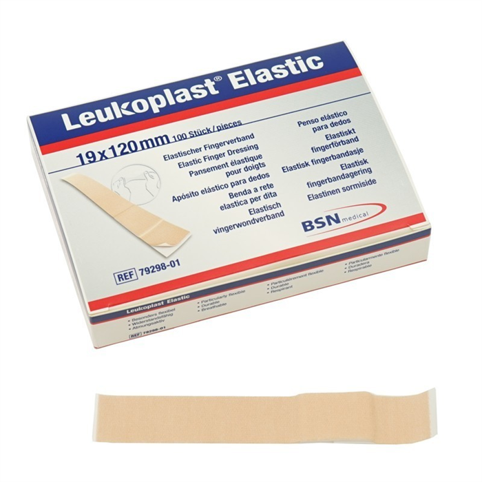 [7929801] Leukoplast Elastic Doigt 1,9 cm x 12 cm, 100 pièces