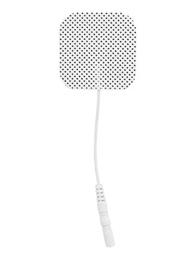 [H5 2006] Électrodes Carbon Plus hydrogel avec câble TENS EMS 40 x 40 mm, 4 pcs