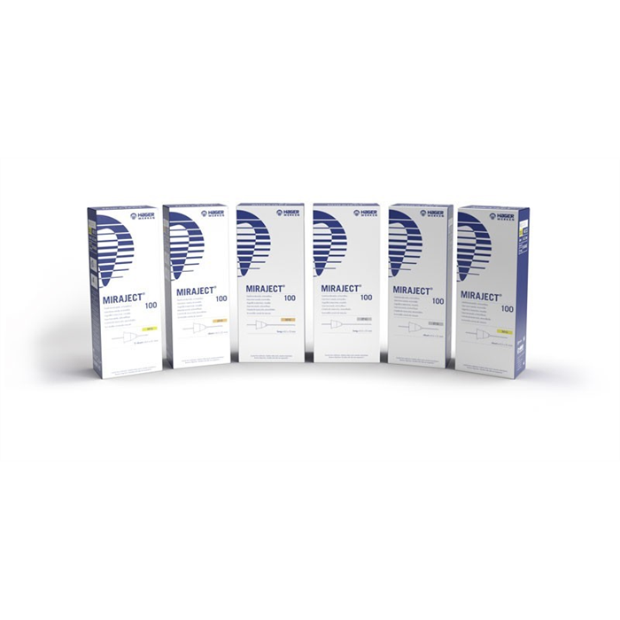 Aiguilles d'injection MIRAJECT® - Boîte de 100 pièces, grises, Ø 0,4 mm, G27 30/23 courtes