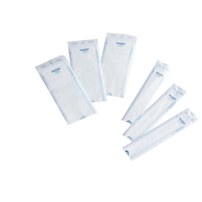 Self-Adhesive Sterilization pouches size 9 x 25 cm brand Eurosteril, 200 pièces
