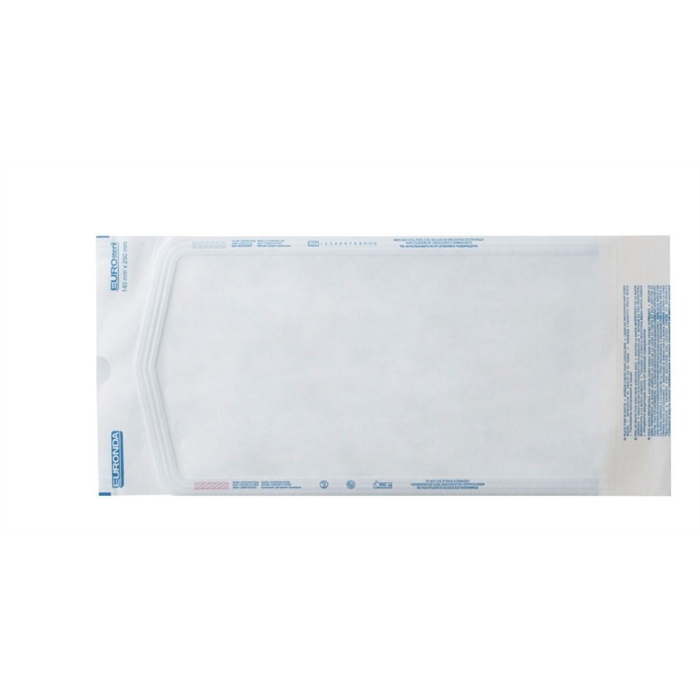 Sachets de stérilisation auto-adhésifs, dimensions 14 x 26 cm, marque Eurosteril, 200 pièces