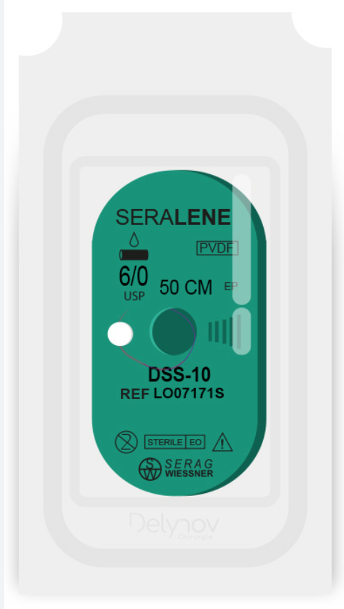 SERALENE bl 0,7 (6/0) 1 x 0,50 DSS-15 2D, 24 pièces
