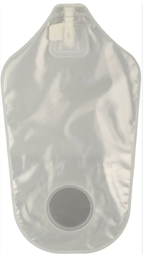 [401535] POCHE UROSTOMIE, STANDARD, TRANSPARENT, ROBINET PLIABLE , 10  pcs