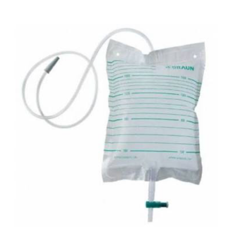 [28216] MEDICARE poche urinaire, non stérile, 2000 ml, longueur de tuyau 120 cm, 10 pièces