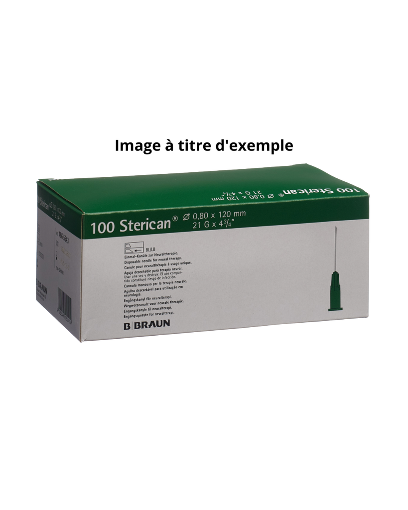 [4665465] Sterican 0,8 x 80 mm, 21 G x 3 1/8 ", vert - Carton à 100pcs