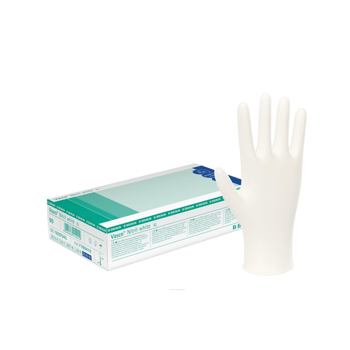 Gants Vasco Nitrile XS, 100 pièces