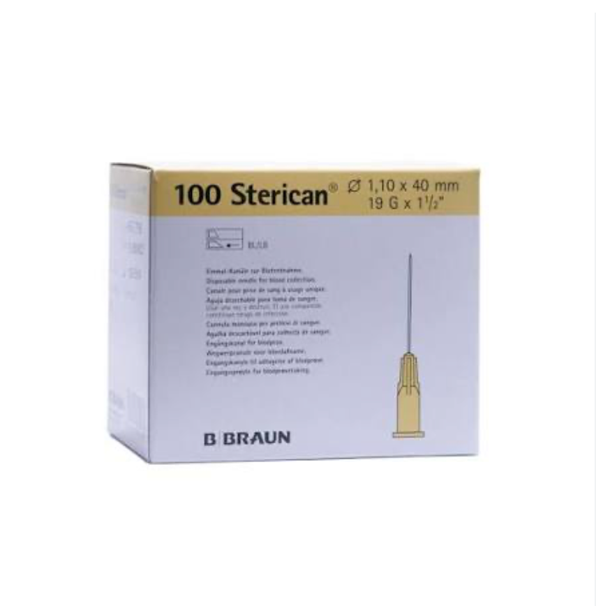 Sterican 1,10 x 40 mm, G19X1 1/2 , ivoire - Boite à 100 pcs