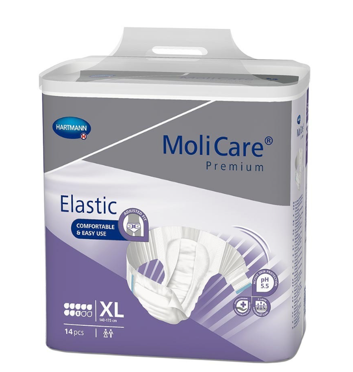 Molicare Premium Elastic 8D X-Large, 4x14 pcs