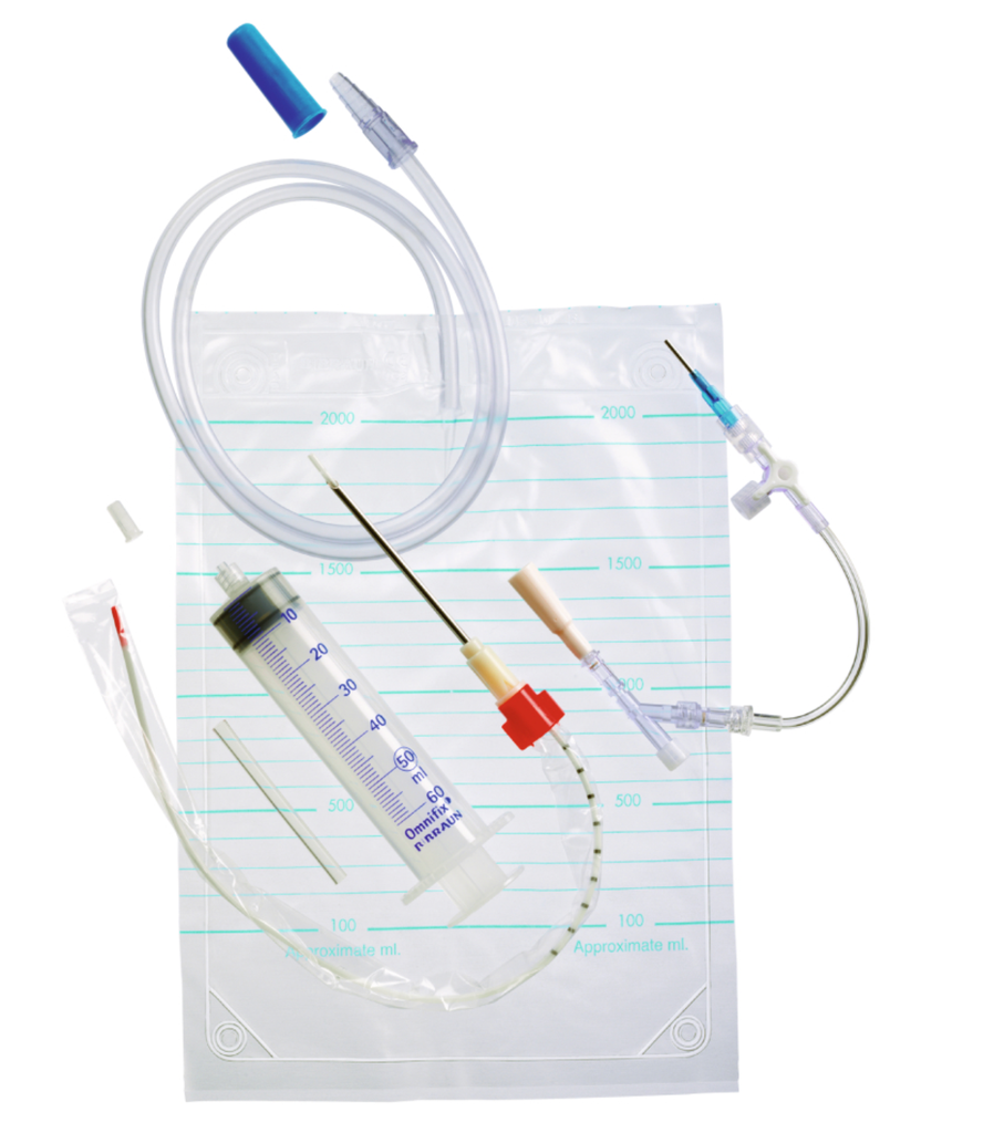 Set drainage thoracique petit (urgence), 5 pcs