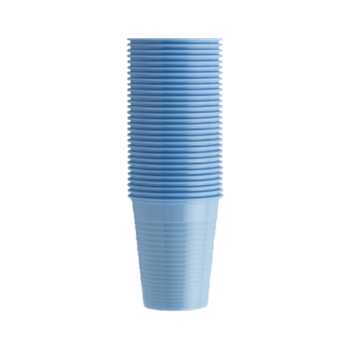 [21410012] PLASTIC CUPS MONOART Colour LIGHT BLUE Capacity 200 CC, carton 3000 pièces