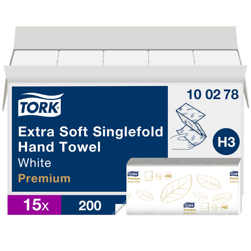 [100278] Tork Essuie-mains pliés Premium