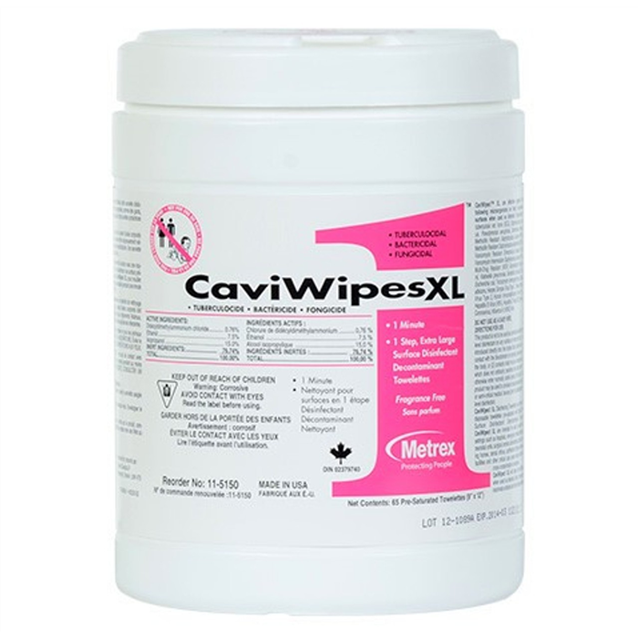 [210633] CaviWipes, 12 boîtes de 65 lingettes, 22,9 x 30,5 cm