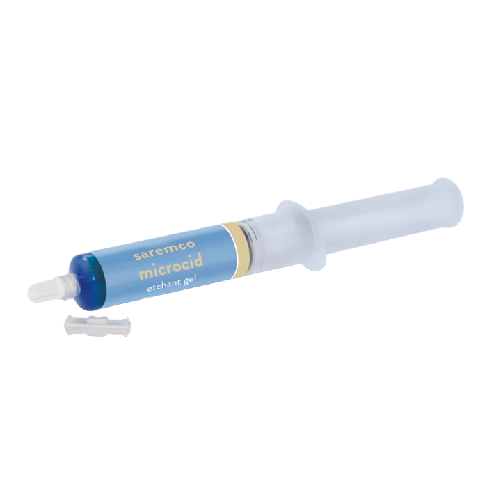 [7310] Gel de mordançage Saremco microcid, seringue, 2,5 ml