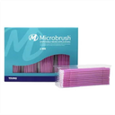 Pinceau applicateur Microbrush, boîte de 400 pièces, rose, fin, 1,5 mm, PF400PI