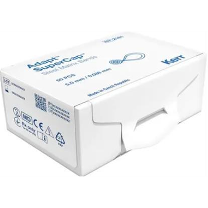 SuperMat, paquet de 50 adaptateurs acier hauteur 5 mm, épaisseur 0,038 mm, Nr 2181