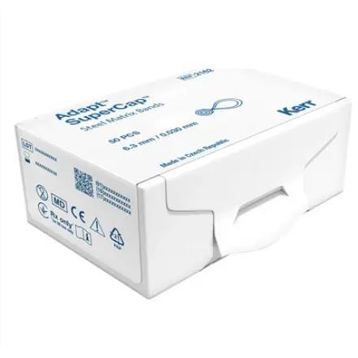 [28953] SuperMat, paquet de 50 adaptateurs acier hauteur 6,3 mm, épaisseur 0,03 mm, Nr 2162