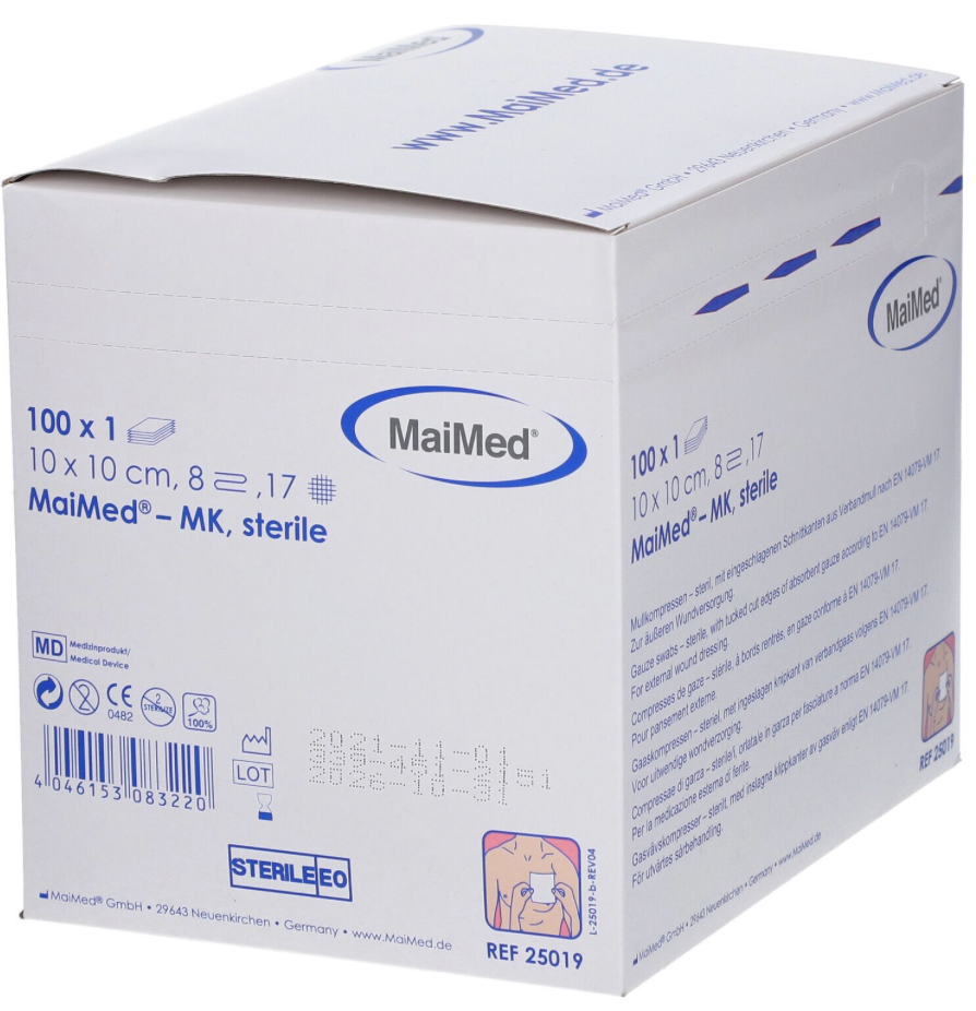 [00025410] MaiMed Pad stérile 10x20 cm compresses absorbantes 30 pcs/boîte