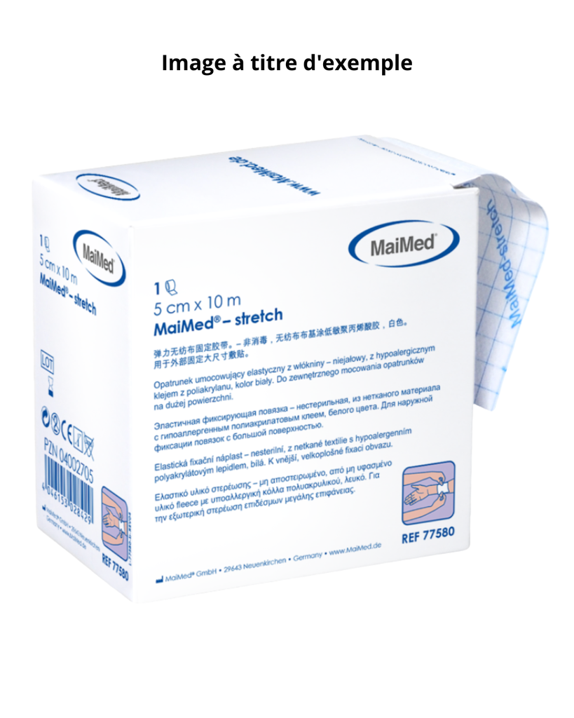 MaiMed-stretch transparent 10 cm x 10 m en PU 1 pc/boîte